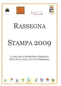 Copertina Rassegna Stampa Edizione 2009
